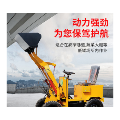 電動小鏟車養(yǎng)殖場清糞四輪抓草農(nóng)用工地柴油四驅(qū)裝載機推土車小型