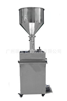 半自動(dòng)藍(lán)莓果醬定量灌裝機(jī) 立式氣動(dòng)活塞式溶劑灌裝設(shè)備 廠家直銷(xiāo)