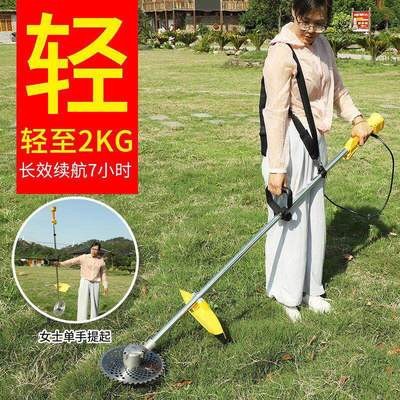 無刷電動割草機小型背負(fù)式割草機鋰電池電動割草機充電式割草機