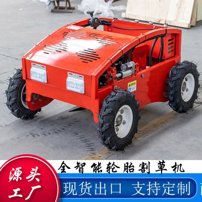 隆鑫發(fā)動機遙控割草機農林園林油電混動智能打草剪草小型割草機
