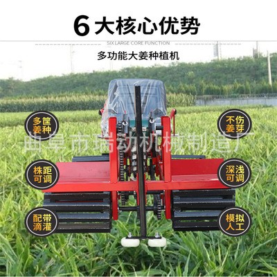 自走式生姜播種機器全自動大姜種植機農業座駕式埋姜機