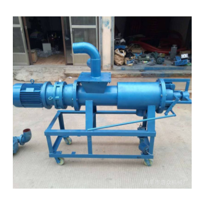 螺旋擠壓式豬糞牛糞便脫水機(jī) 電動(dòng)糞便干濕分離機(jī) 斜篩脫水機(jī)價(jià)格