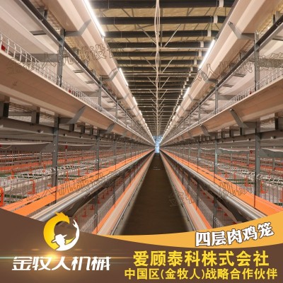 供應肉雞籠養設備 小層疊肉雞籠 雞籠廠家養殖設備量大從優
