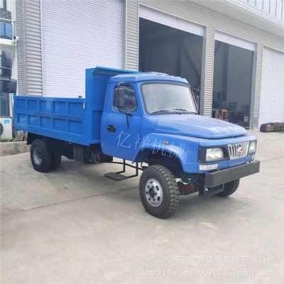 老式8噸農(nóng)用四驅(qū)拖拉機 解放四輪貨車 工地工程翻斗自卸運輸車