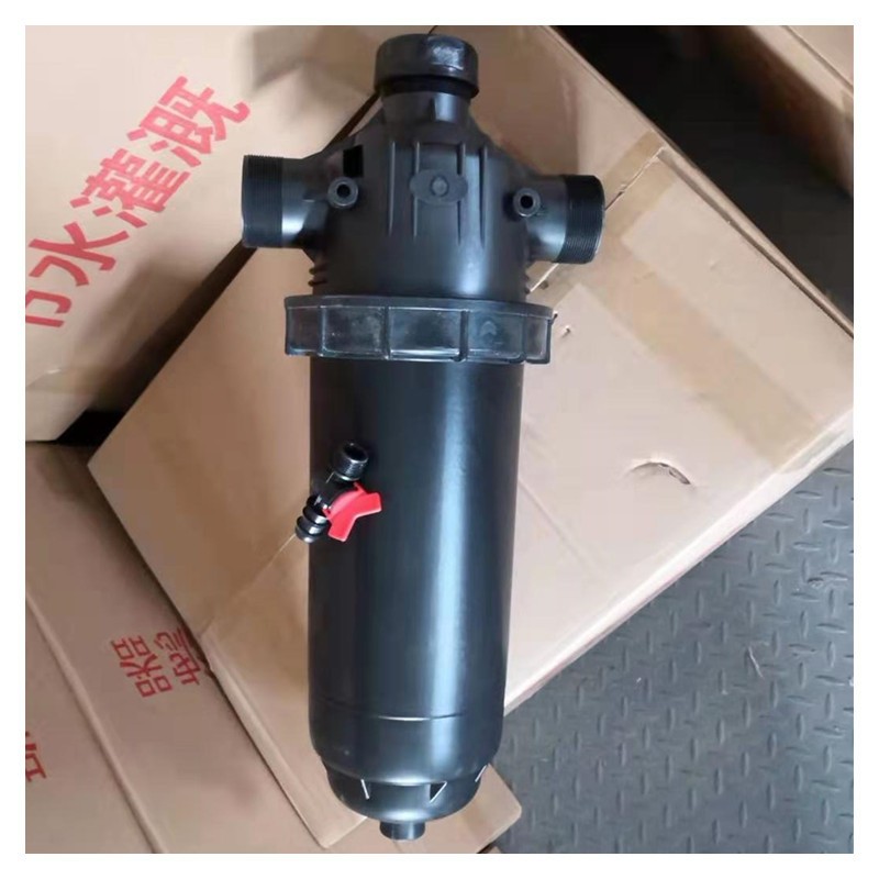 網式過濾器廠家出售75mm塑料網式過濾器T型2.5寸全塑過濾器