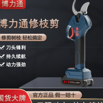 平推式電動(dòng)修枝剪園林工具粗枝剪充電式剪枝機(jī)鋰電果樹剪廠家批發(fā)