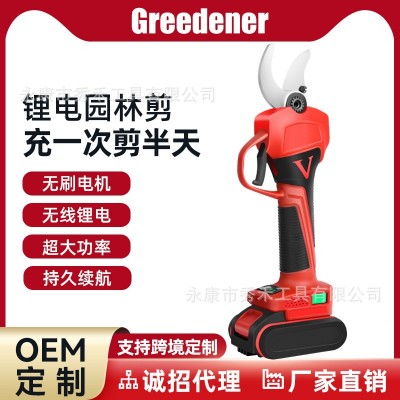 園林樹(shù)枝剪電動(dòng)剪刀充電修枝剪果樹(shù)剪粗枝剪電剪刀鋰電剪刀剪枝刀