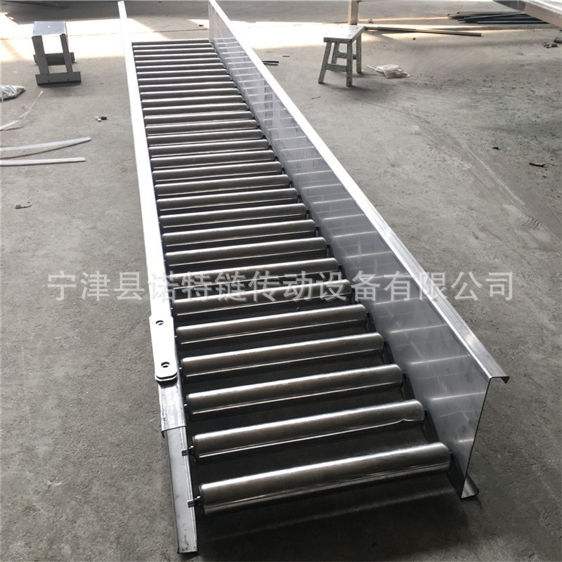 定制包裝箱運(yùn)輸線滾筒輸送機(jī) 無(wú)動(dòng)力輥筒輸送機(jī) 過渡180度轉(zhuǎn)彎?rùn)C(jī)