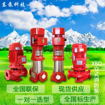 山東東泵 電動(dòng)單級(jí)單吸給水泵 XBD立式消防泵3CF消火栓噴淋泵
