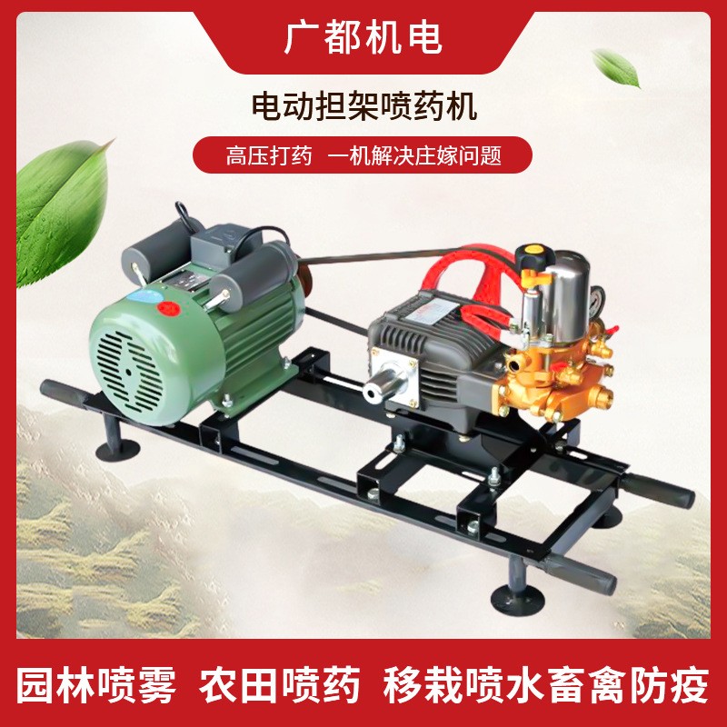 廠家推薦 電動式噴霧器 噴藥機 擔(dān)架式電機型園林高壓打藥機