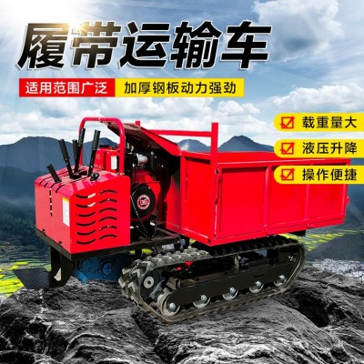 爬山虎履帶運(yùn)輸車 果園礦用山地爬坡運(yùn)輸 機(jī)動靈活自卸履帶車