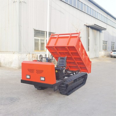 柴油農(nóng)用履帶運輸車 全地形農(nóng)產(chǎn)品搬運車 爬山虎翻斗履帶運輸車