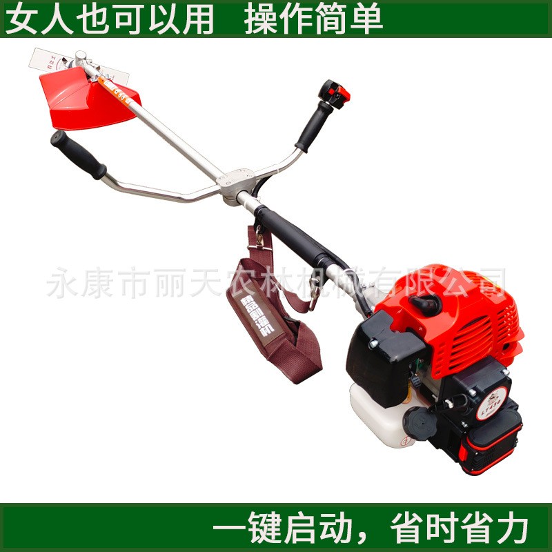 電啟動二沖程割草機(jī)側(cè)掛式割灌機(jī)背負(fù)式打草機(jī)