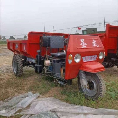 圣成機(jī)械 25馬力工程液壓自卸翻斗車(chē) 五星農(nóng)用柴油三輪車(chē)