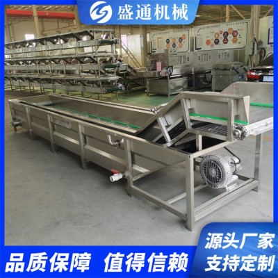 ST-2型山野菜清洗機 竹筍加工設(shè)備 預制菜加工流水線盛通生產(chǎn)
