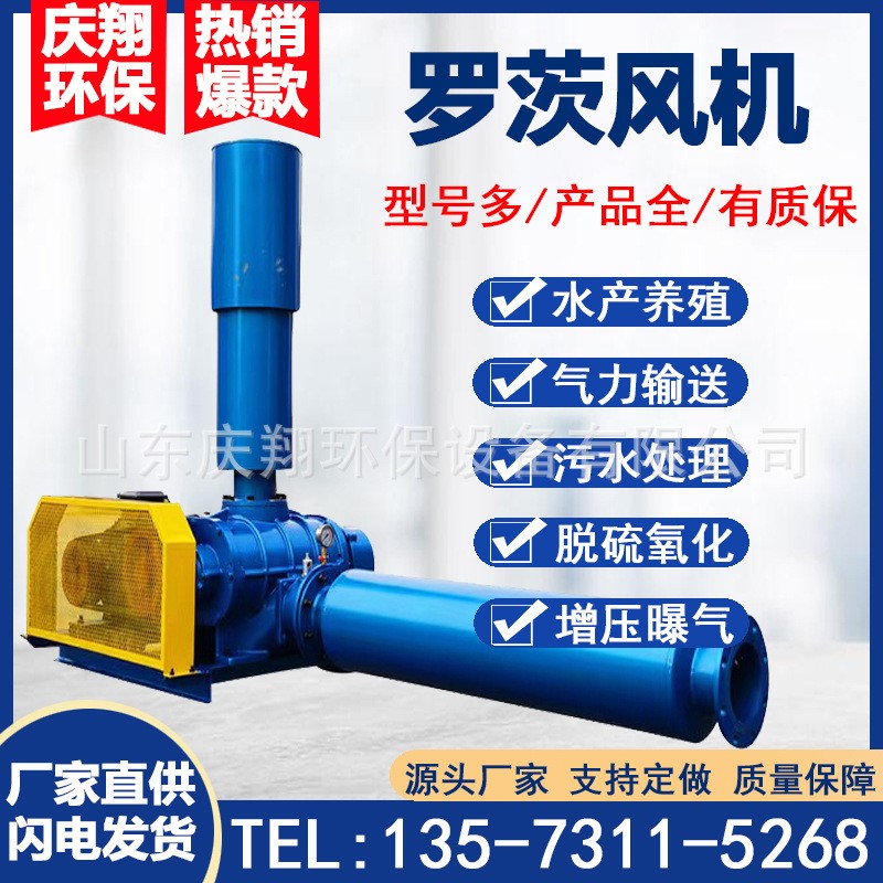 現(xiàn)貨供應(yīng)羅茨風(fēng)機鼓風(fēng)機污水處理水產(chǎn)養(yǎng)殖曝氣增氧機三葉羅茨風(fēng)機