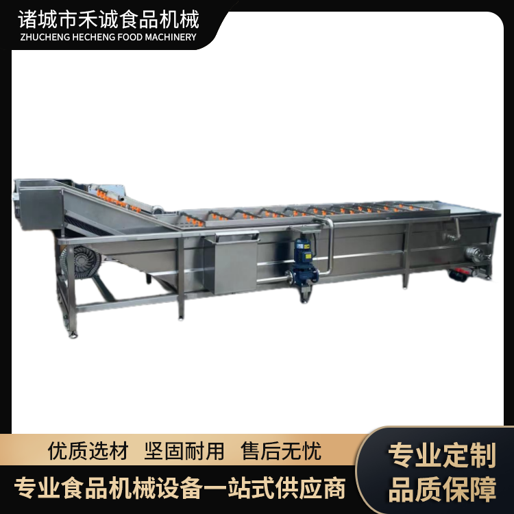 商用水果氣泡清洗機(jī) 玉米加工氣泡清洗流水線 葉類凈菜全套加工設(shè)備