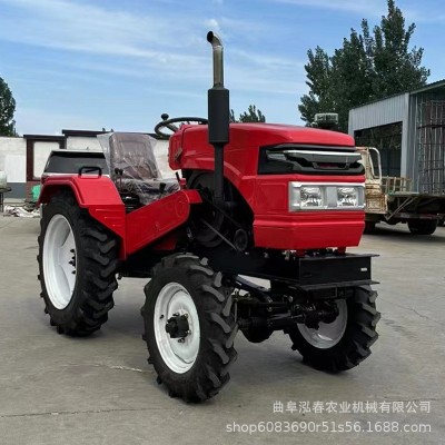泓春小型35馬力四輪拖拉機 小型農用拖拉機 大馬力單杠四驅拖拉機