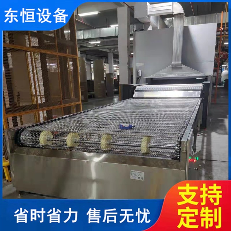 大功率鼻咽拭子自動靜電植絨機 棉簽甩膠烘干機 隧道爐烘干線定制