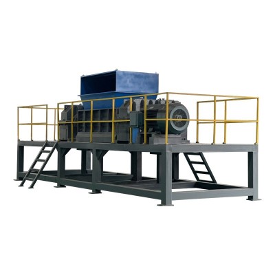 歐科大型撕碎機(jī)雙軸粉碎機(jī)廢鐵塑料輪胎金屬生活垃圾撕碎機(jī)秸稈