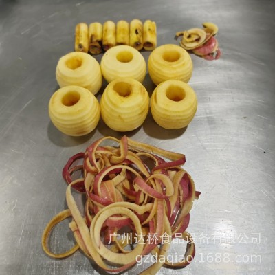 廣州達(dá)橋原創(chuàng)工業(yè)型智能蘋果削皮機(jī)去皮機(jī)去核機(jī)切瓣機(jī)加工線設(shè)計(jì)
