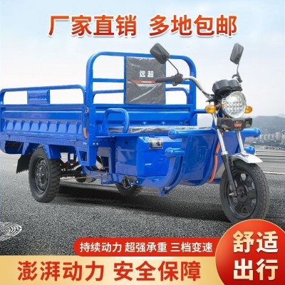 國標電動三輪車三輪車電動新款快遞車載重王山區版農用車成人貨運